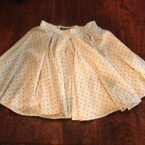 American Apparel Polka Dot Short Gore Skirt